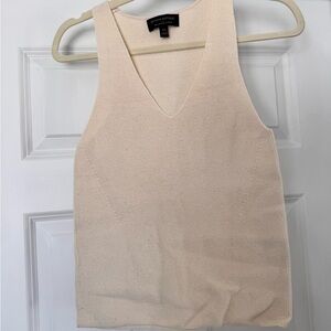 Banana Republic Organic Cotton Beige Tank Top